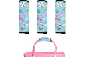 ZYTONGMAO Luggage Handle Wraps 3Pcs – Neoprene Bag Handle Wrap for Bogg, Luggage Identifiers for Suitcases Easy Identification, Stylish & Comfy Suitcase Handle Replacement Travel Accessories for Airport Y18