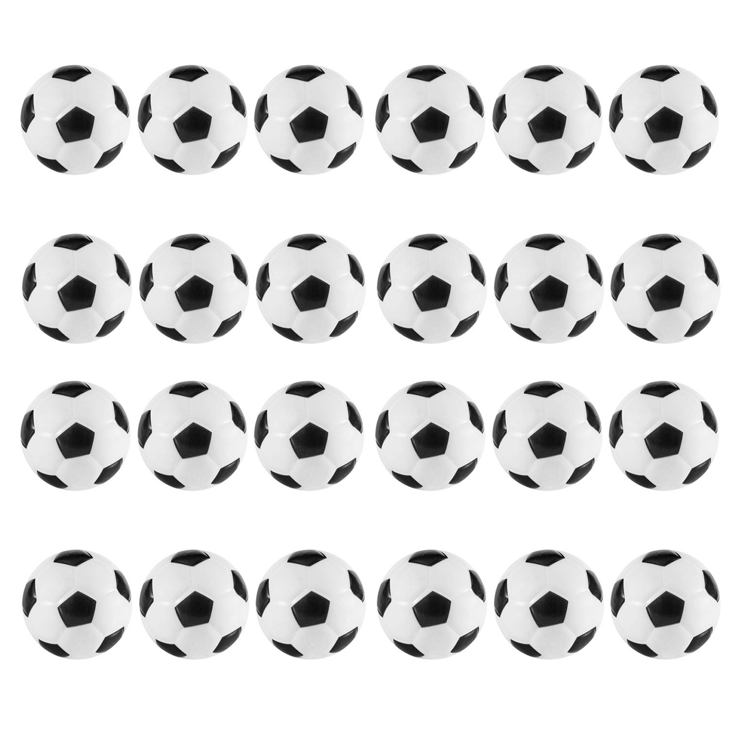 Photo 1 of Super Z Outlet Mini Foam Soccer Sports Balls for Kids Adults Mini Baseball Football Basketball Stress Ball Bulk Toy Little and Big Game Party Decoration and Relaxable Balls (24 Pack)