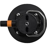 4.5" Vacuum Mount with Flat STAINLE