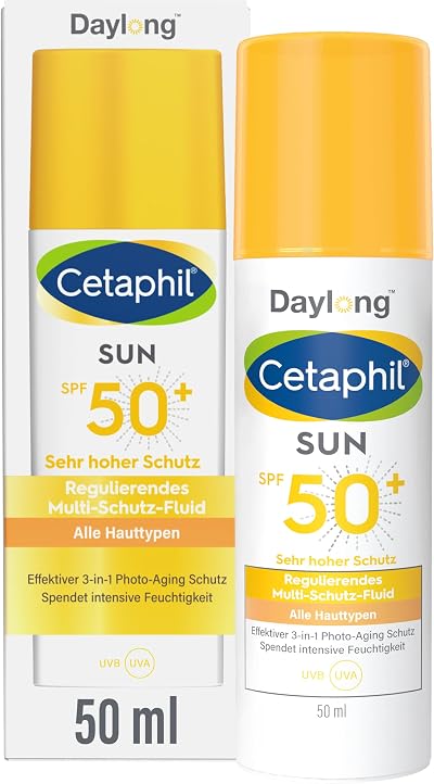 Cetaphil Sun Regulating Multi-Protection Fluid SPF 50+ Face 50ml Anti-Ageing