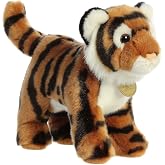 Aurora Miyoni 9" Bengal Tiger Realistic Stuffed Animal | Realistic animal designs crafted with eco-friendly materials