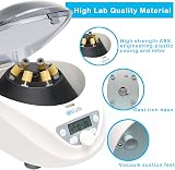ONiLAB Lab Benchtop Centrifuge 6x15mL 300-5000rpm 2600xg RCF LCD Display view 4
