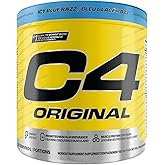 Cellucor C4 Original Pre Workout Powder - Sugar Free Preworkout Energy for Men & Women - 150mg Caffeine, Beta Alanine, Creati