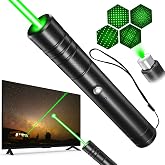 MIPREZT [Professional] Rechargeable Green Laser Pointer High Power Green Beam Laser Light Long Distance Range for TV/LED/LCD Screens Tactical Flashlights Presentation Office/Outdoors/Astronomic [001]