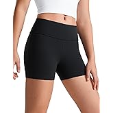 CRZ YOGA Girls Butterluxe High Waist Athletic Biker Shorts - Dance Yoga Casual Kids Teen Summer