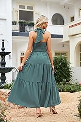 GRACE KARIN Halter Neck Sundress for Women Vacation