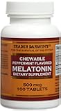Trader Joes Darwins Melatonin, 500mcg, 100tablets