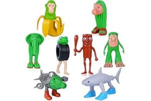 Bllmiq 2025 New Italian Brainrot Toy Figures Animals Tralalero Tralala Figure Bombardiro Crocodilo for Brain Rot Cake Toppers Birthday Gifts Party Decorations