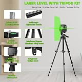 Enventor Green Laser Level with Tripod 25M/82ft Self Leveling 2 Lines view 2