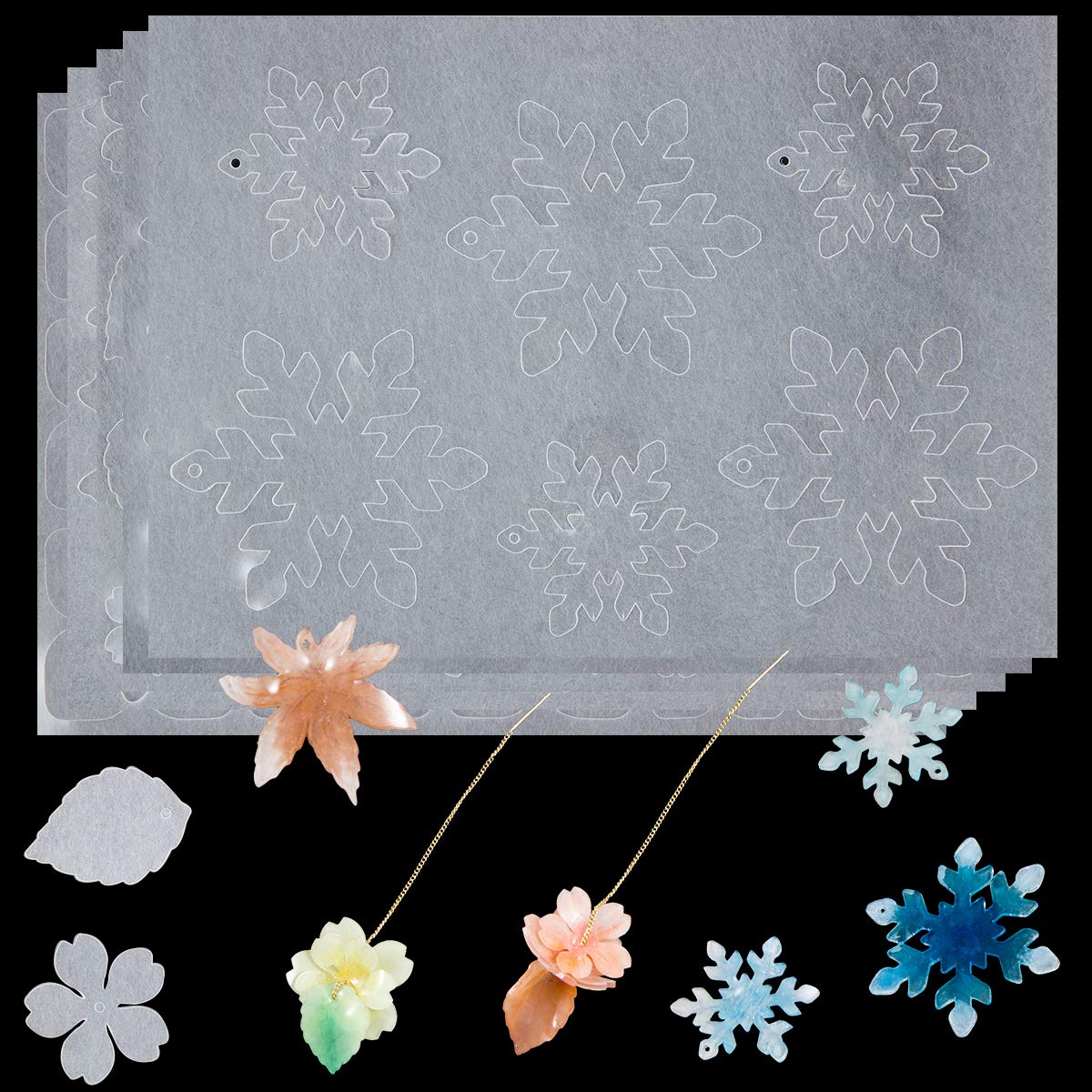 Mua Anphsin プラバン 5点セット 花 0 2mm プラ板 Diy 雪 桜 鈴蘭 紫陽花 紅葉 手芸用品 手芸 手作り道具 ハンドメイド 半透明タイプ フロストタイプ 図案あり カット型 Flower Tren Amazon Nhật Chinh Hang 21 Fado