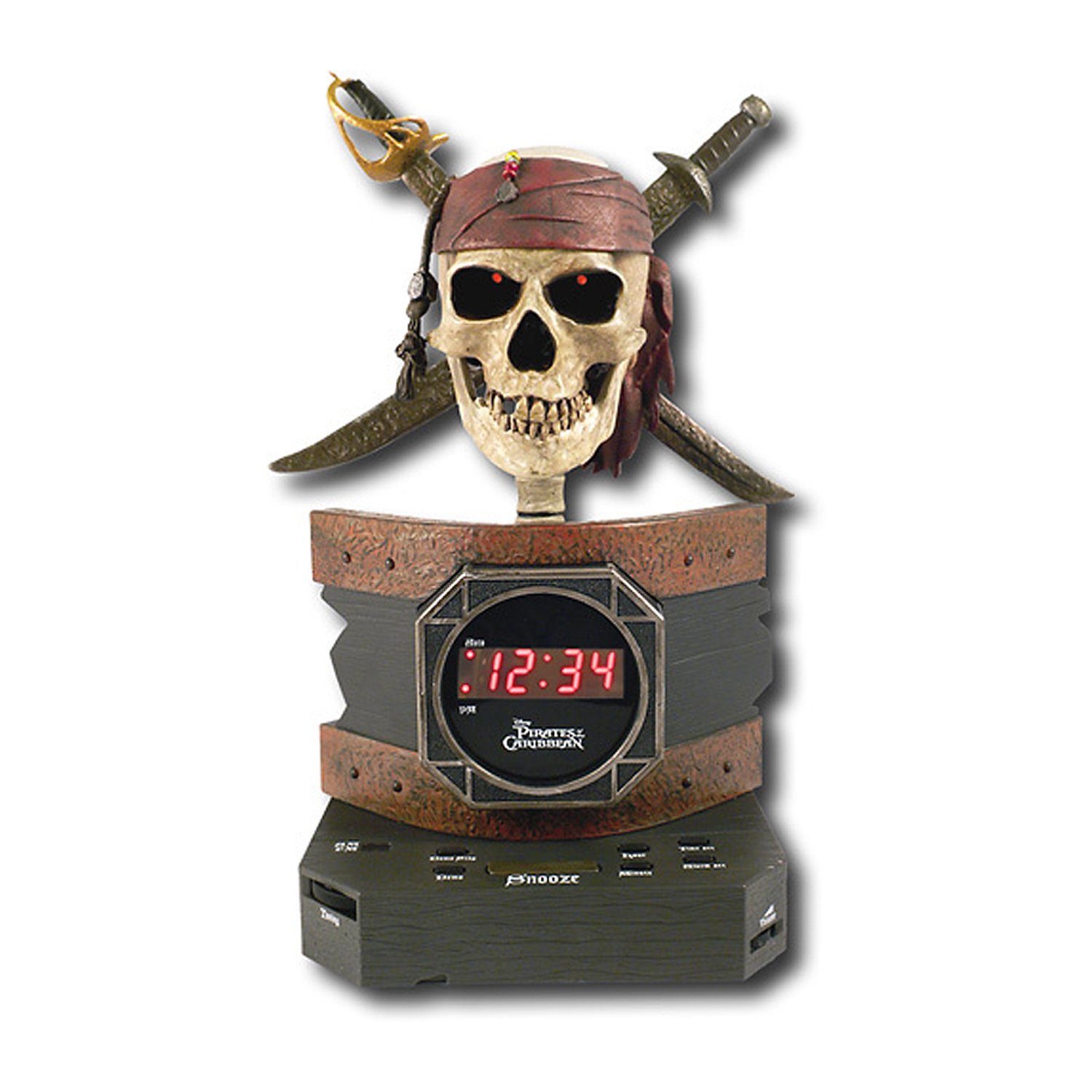 Disney PC300ACR Pirates of the Caribbean Alarm Clock Radio (Discontinued by Manufacturer)