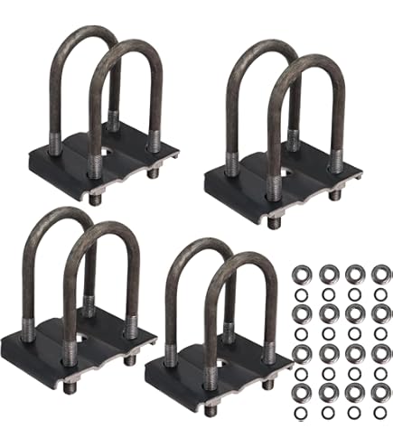 thumbnail image 2 of FITHOIST Heavy Duty Trailer Shackle Kit For Tandem Axle Leaf Springs - 3500-5200 Lbs Axles With Equalizer 2 of 14