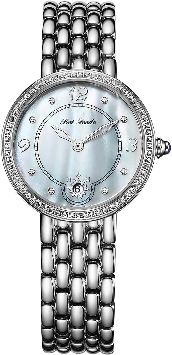 Betfeedo Women's Dress Watch Quartz Analog Rhinestone Watch