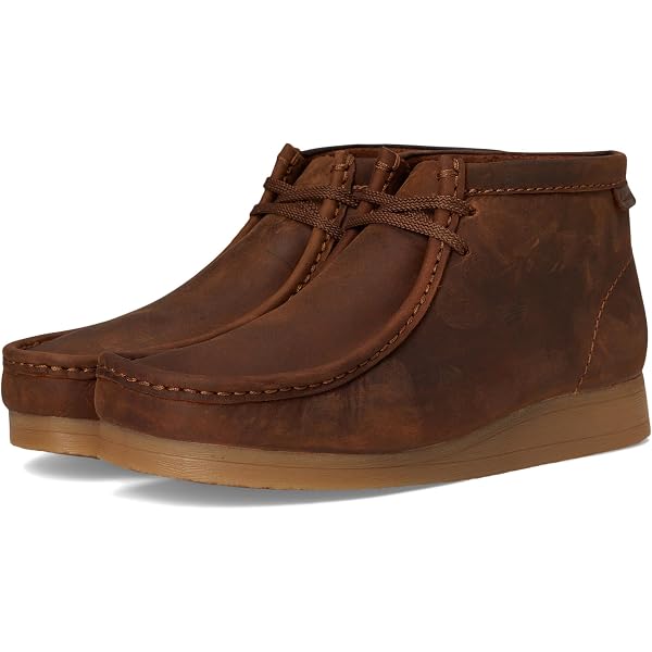Clarks Wallabee Boot Maple Suede 1 5.5 B (M) | Amazon.com.br