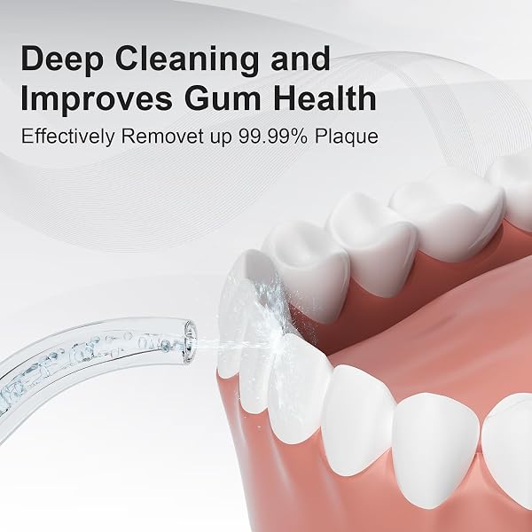 BUZHIWU WATER DENTAL FLOSSER FOR TEETH, PORTABLE CORDLESS WATER FLOSSER WITH 300ML RECHARGEABLE WITH TYPE-C, IPX7 WATERPROOF WATER FLOSSERS FOR ADULTS WITH 3 INTENSITY MODES AND 3 FLOSSING TIPS
