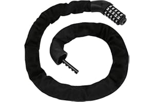 Funhang Bike Lock, 3.2 FT Bike Chain Lock, 5-Digit Resettable Combination Heavy Duty Anti-Theft Bicycle Chain Lock for Bike, 