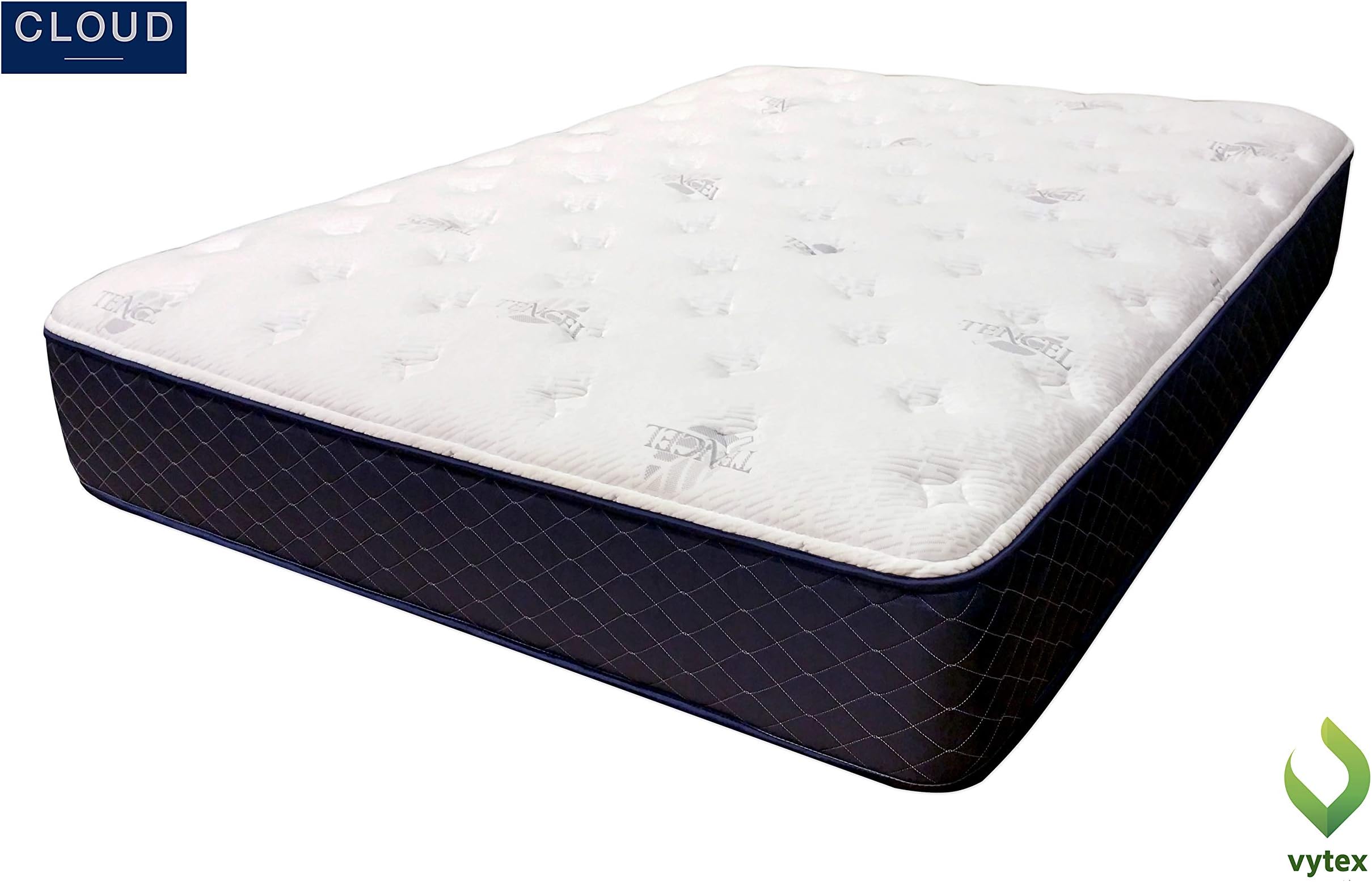 Vytex Plush Queen 13 Inch Latex Cloud Mattress, Purchase Includes Free $200 Vytex Topper Shipped After 7 Sleeping Nights, Choice of 4 Comfort Levels, Making a Custom Bed Worry Free Returns