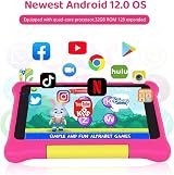 Ainmel Kids Tablet 7 Inch Android 13 5GB RAM 32GB ROM 128GB Exp Pink view 3