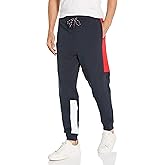 Armani Exchange Men's Contrast Colorblock Drawstring Sweatpant