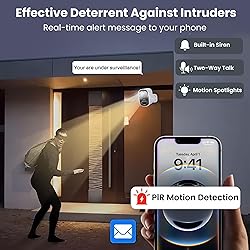 2025 Upgraded 2K Security Cameras Wireless