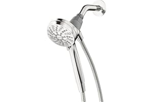 Moen Engage Magnetix Shower Head with Handheld Sprayer, 6 Handheld Shower Head Spray Functions, Chrome Finish, 26100EP