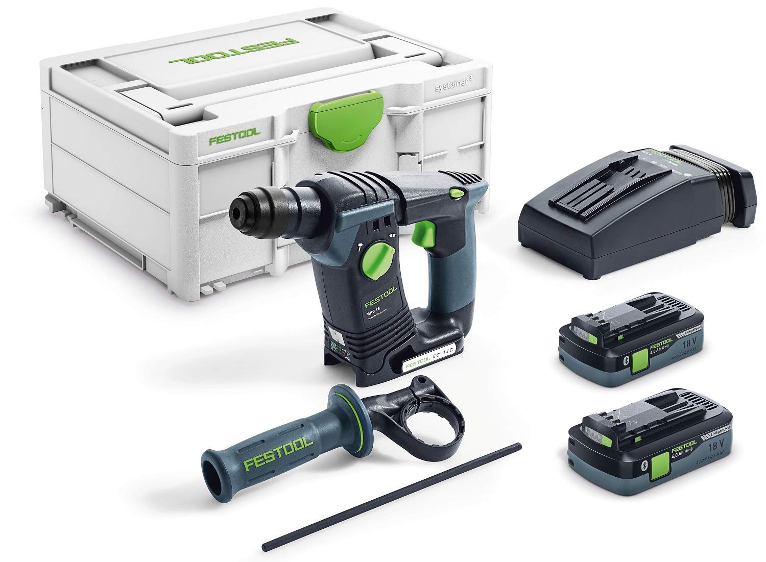 Festool 576514 Cordless Hammer Drill BHC 18 HPC 4,0 I-Plus,Black