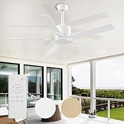 Outdoor Ceiling Fan, BECLOG Ceiling Fans 60” with