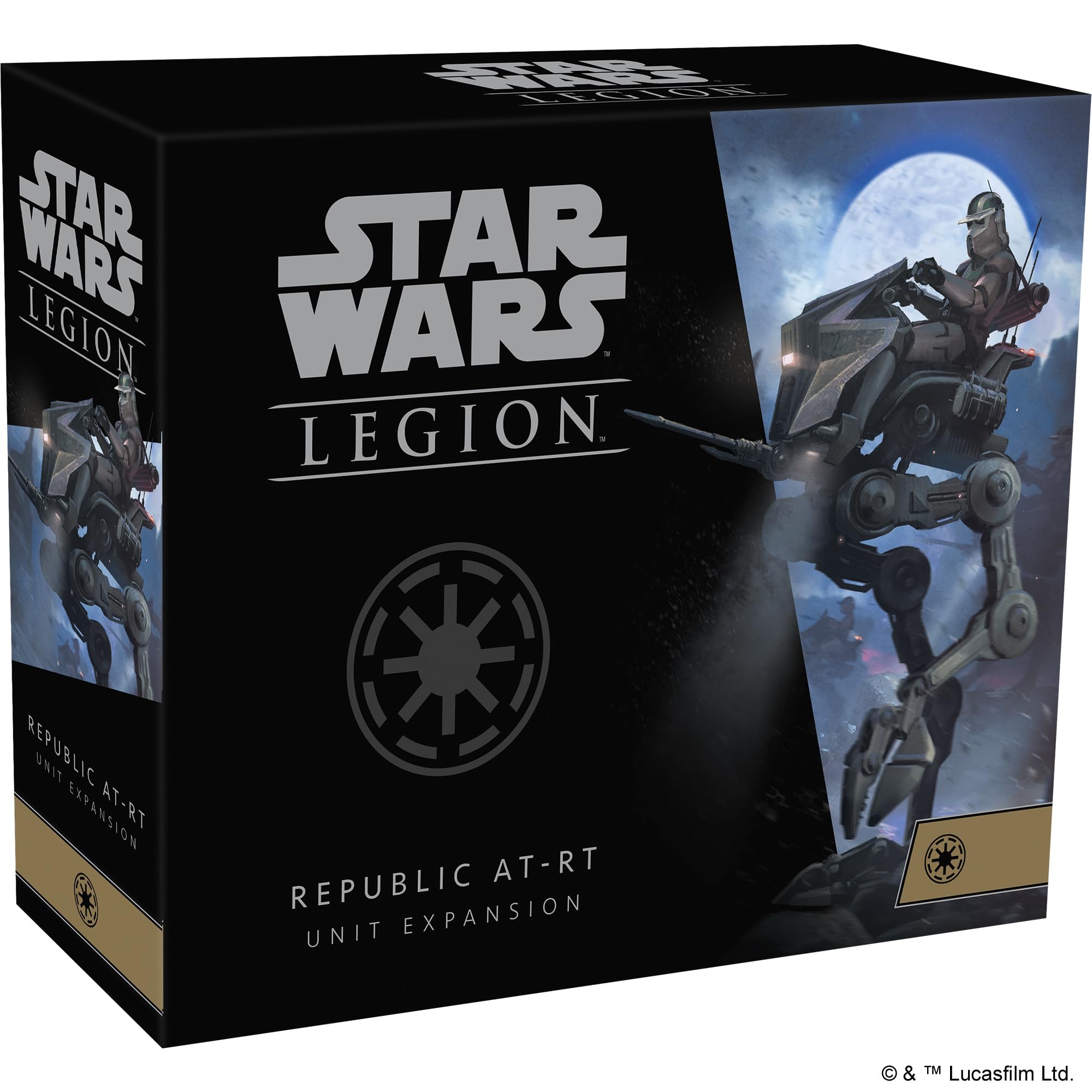 Star Wars: Legion Republic AT-RT UNIT EXPANSION - Republic Scout Walker, Tabletop Miniatures Game, Strategy Game for Kids and Adults, Ages 14+, 2 Players, 3 Hour Playtime, Made by Atomic Mass Games