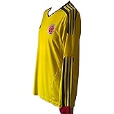 Seleccion Colombia National Team FCF 2013 Eliminatorias Home Soccer Futbol Mens Size Medium Jersey LS Yellow