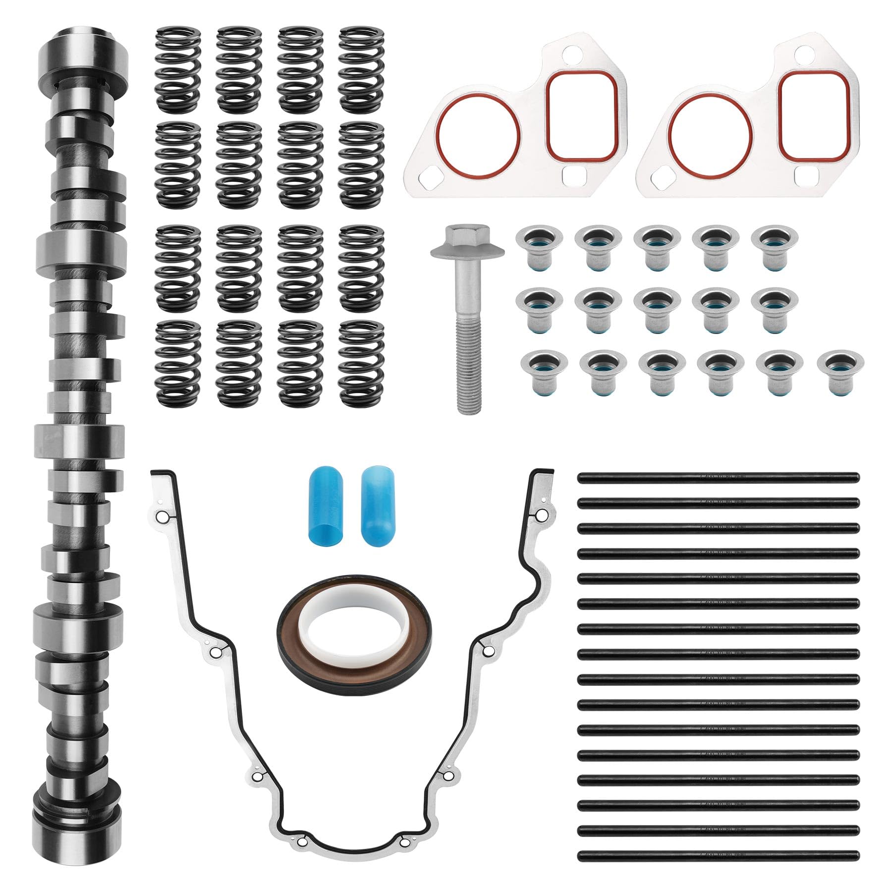 Photo 1 of **used**  Sloppy Stage 2 Camshaft Kit With Timing Gasket Set, Compatible with 1999-2013 Chevrolet Silverado Tahoe Suburban GMC Sierra Yukon Pontiac G8 Gen 3/4 LS 4.8 5.3 5.7 6.0 6.2 LS1 LS6 LS2 LQ4 LQ9 Engine