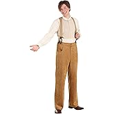 Men's Titanic Jack Dawson Costume - Classic Movie Character Cosplay Outfit with Overalls, Suspenders & Vest