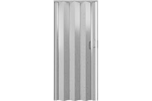 Techni Home Loft Series 48" W Premium Double Walled Foldable Accordion Doors, Grey