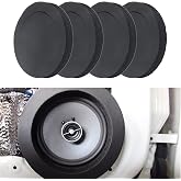 Anglekai 6.5" Foam Speaker Enhancer, Speaker Fast Ring Sponge Bass Blocker | 4P, Self Adhesive, Universal High Rebound for Car Door Speaker