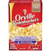 Orville Redenbacher&rsquo;s Popcorn, Pour Over Movie Theater Butter, 9.9 oz., 2ct | Gluten-free; Pour Over Movie Theater Butter flavor; made with 100% whole grain kernels; great for movie night &amp; entertaining