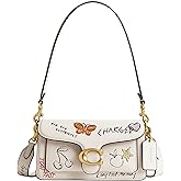 COACH Tabby Shoulder Bag 20 with Sketch Print, Chalk Multi