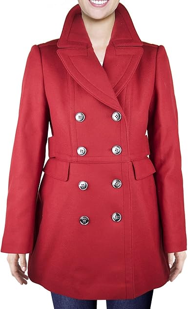 abrigo burberry rojo