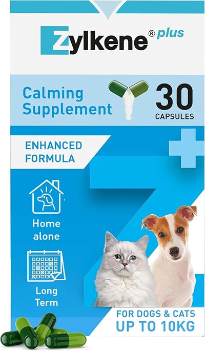 Zylkene Calming Supplement for Cats & Dogs up to 10kg 30 capsules