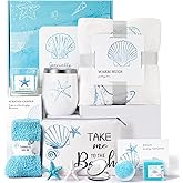 Birthday Gifts for Women,Gift Baskets for Women Self Care Gifts Get Well Gift Set for Her, Ocean Relaxing Care Package for Her Christmas, Mother’s Day, and Valentine’s Day