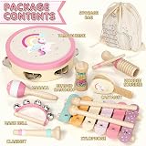 Lehoo Castle Kids Wooden Musical Instruments Set 1-3 Years Montessori Toy view 7