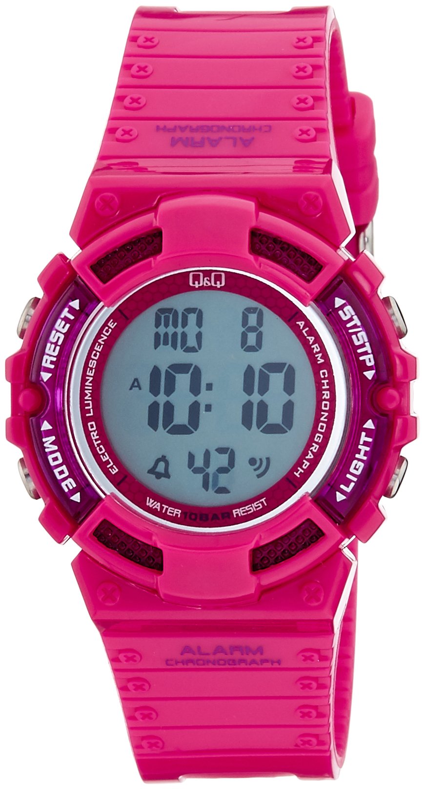 Q&Q Unisex Adult Quartz Analog Watch with Stainless Steel Strap C192J204Y