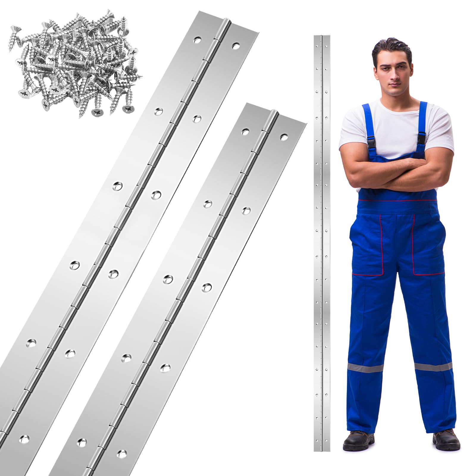 DBParts 72" Stainless Steel Piano Hinge – 2