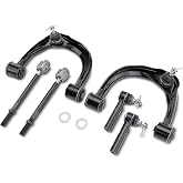 A-Premium 6Pcs Front Suspension Kit | Upper Control Arm, Inner Outer Tie Rod End, Fits Toyota 4Runner 2003-2009, Lexus GX470, Without Kinetic Dynamic Suspension