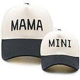 YQZUWUXE Mama Papa Mini Hat Family Matching Outfits, New Parents Gifts for Couples, Trendy Mom Dad and Baby Son Daughter Cap