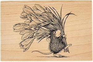 Spellbinders HMW-001 House-Mouse Bouquet for You Wood Mount Stamp