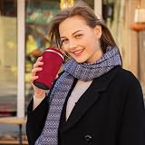 Aolieh Travel Mug 380 ml Insulated Stainless Steel Red with Lid view 7