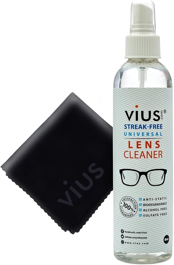 Lens Cleaner â€“ vius Premium Lens Cleaner Spray for Eyeglasses