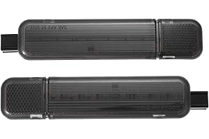 X AUTOHAUX 2pcs Interior Door Light Door Panel Courtesy White Light Warning Light Lamp 15021517 15021518 for Chevy Silverado 