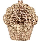 PENGZHI Women Ice Cream Crystal Evening Bag Luxury Rhinestone Clutch Wedding Party Minaudiere Purse and Handbag for Cocktail