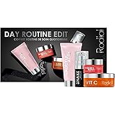 Rodial Day Routine Edit - Four-step Deluxe-Size Skincare Routine: Salicylic Acid Cleanser 20ml, Vit C Pads – 20 pads, Snake Serum- 5ml, Dragon’s Blood Velvet Cream – 15ml