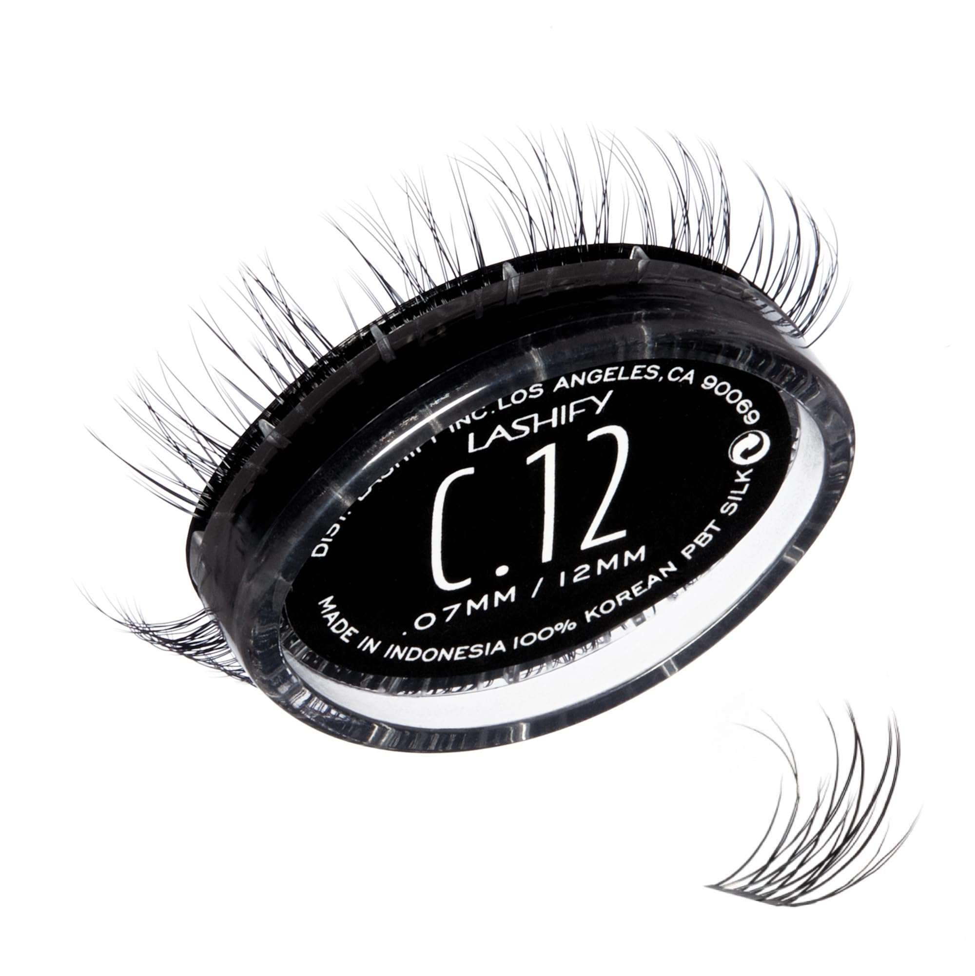 Lashify Curl 12mm Gossamer DIY Eyelash Extensions
